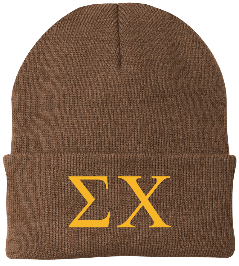 Sigma Chi Lettered Beanies