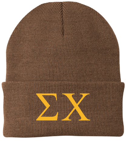 Sigma Chi Lettered Beanies