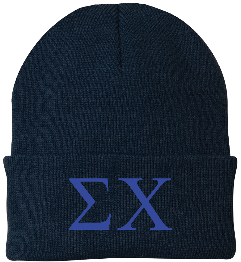 Sigma Chi Lettered Beanies