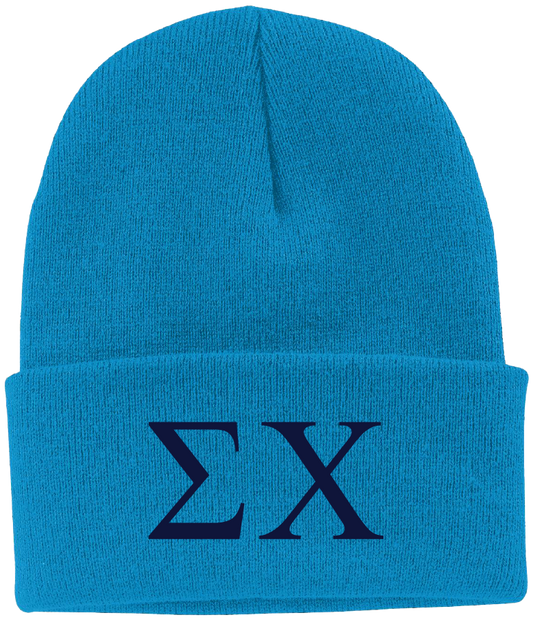 Sigma Chi Lettered Beanies