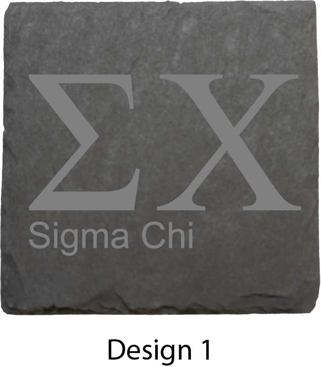 Sigma Chi Stone Coasters - 4-Pack