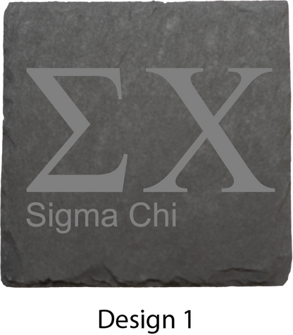 Sigma Chi Stone Coasters - 4-Pack