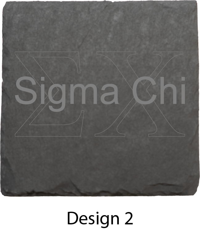 Sigma Chi Stone Coasters - 4-Pack