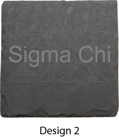 Sigma Chi Stone Coasters - 4-Pack