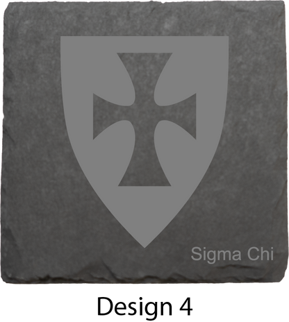 Sigma Chi Stone Coasters - 4-Pack