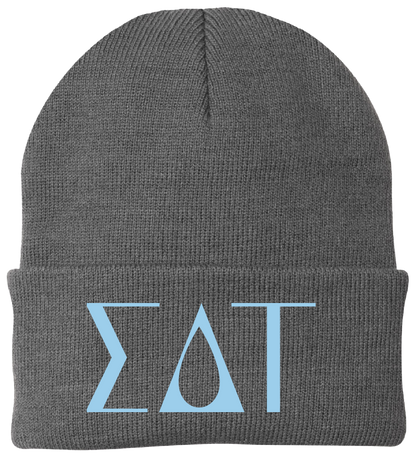 Sigma Delta Tau Lettered Beanies