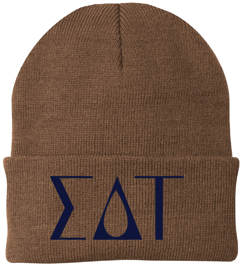 Sigma Delta Tau Lettered Beanies