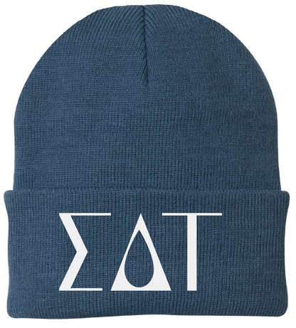 Sigma Delta Tau Lettered Beanies