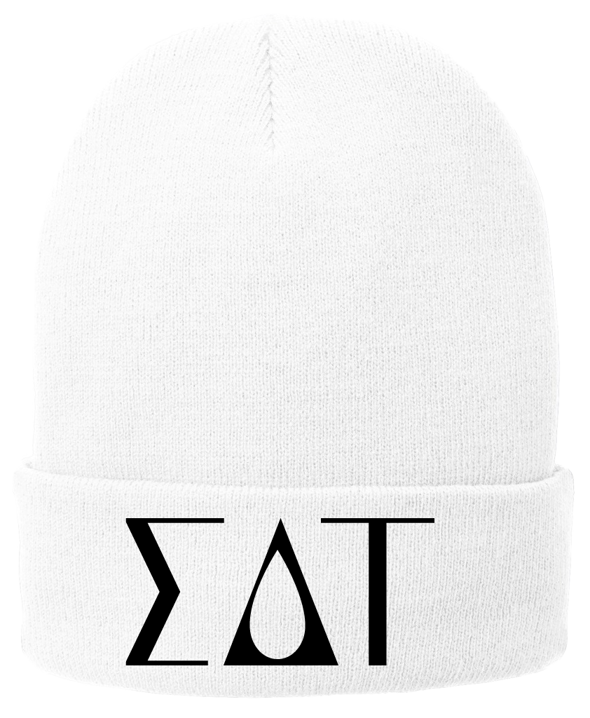 Sigma Delta Tau Lettered Beanies