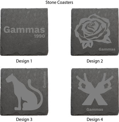 Sigma Lambda Gamma Stone Coasters - 4-Pack