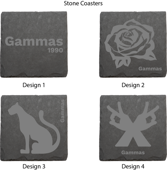 Sigma Lambda Gamma Stone Coasters - 4-Pack