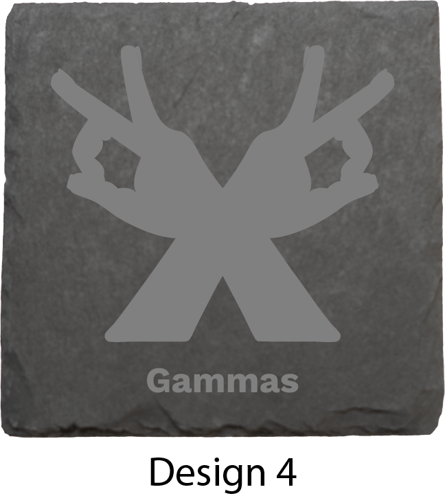 Sigma Lambda Gamma Stone Coasters - 4-Pack