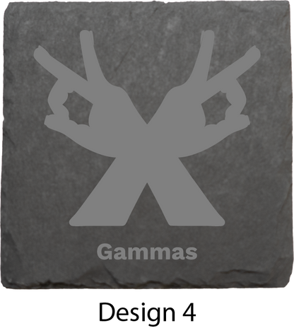 Sigma Lambda Gamma Stone Coasters - 4-Pack