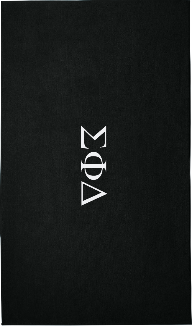 Sigma Phi Delta Lettered Beach Towels