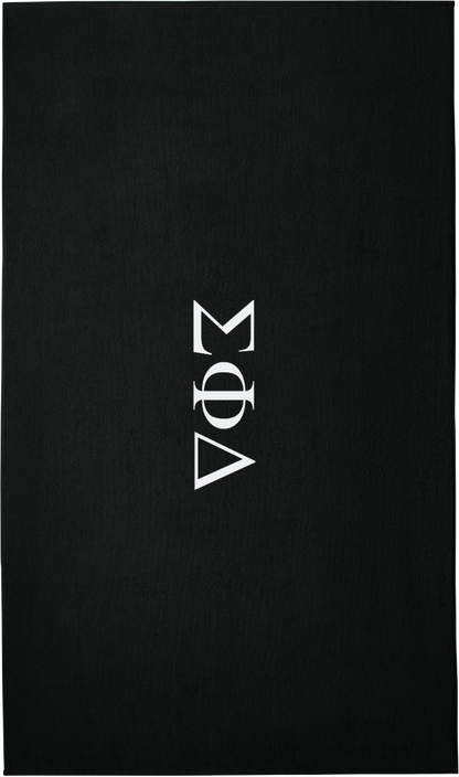 Sigma Phi Delta Lettered Beach Towels