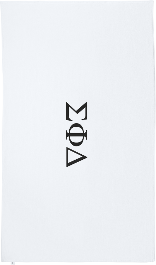 Sigma Phi Delta Lettered Beach Towels