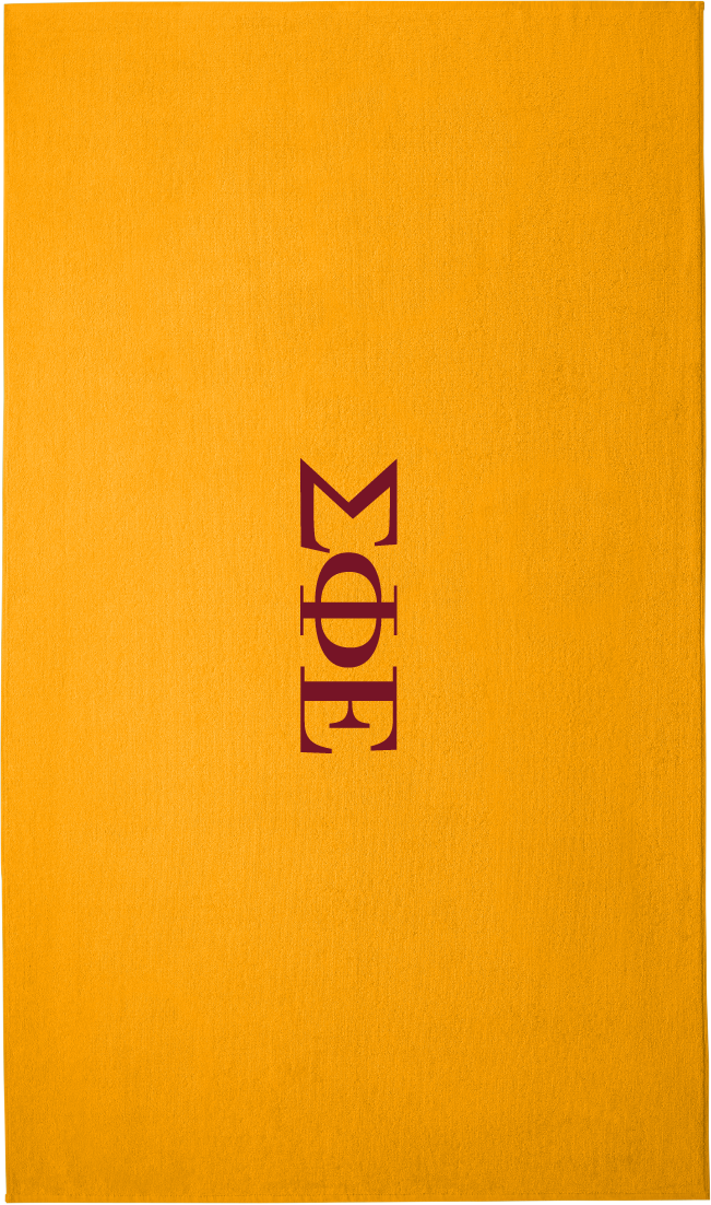 Sigma Phi Epsilon Lettered Beach Towels