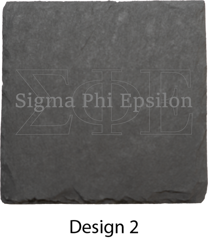 Sigma Phi Epsilon Stone Coasters - 4-Pack