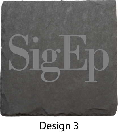 Sigma Phi Epsilon Stone Coasters - 4-Pack