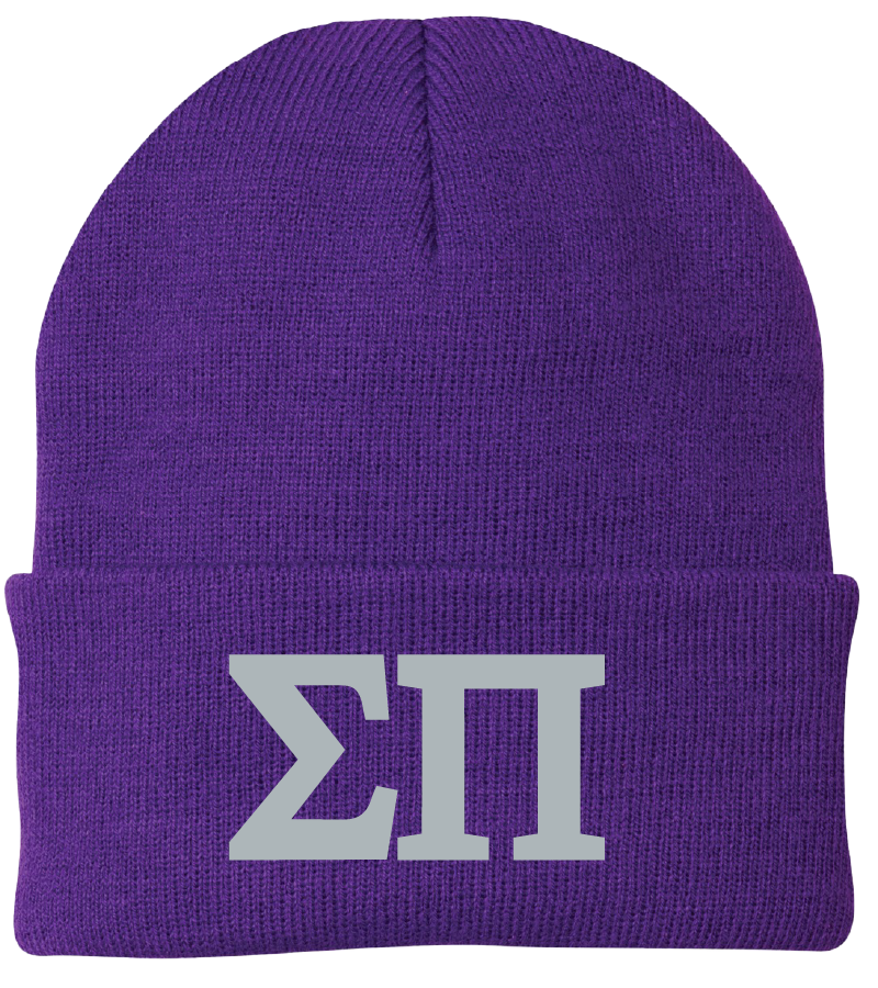 Sigma Pi Lettered Beanies