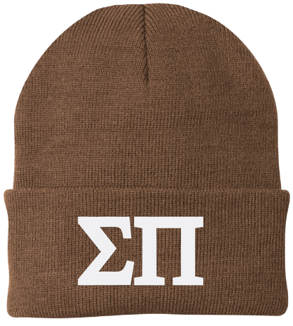 Sigma Pi Lettered Beanies