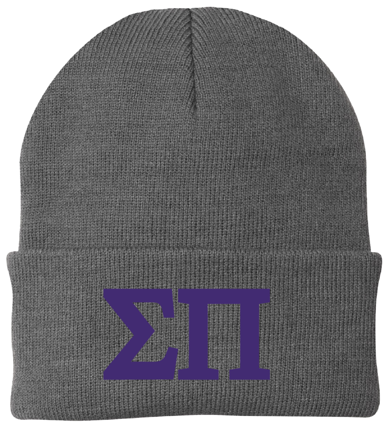 Sigma Pi Lettered Beanies