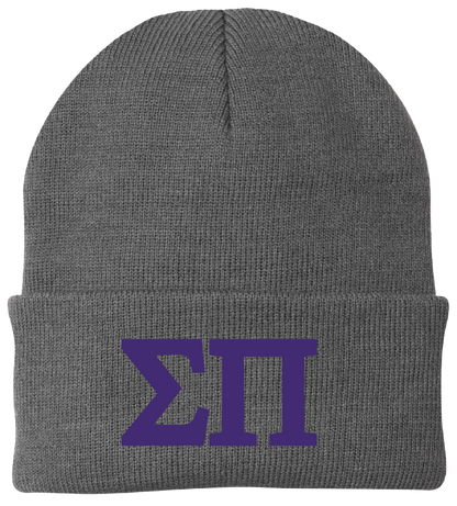 Sigma Pi Lettered Beanies