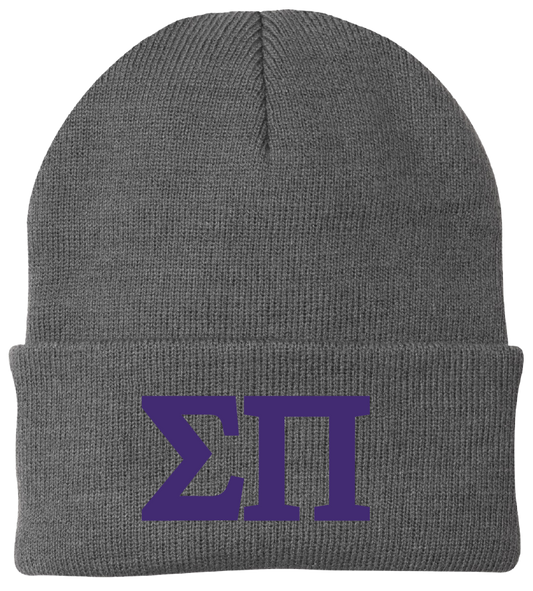 Sigma Pi Lettered Beanies