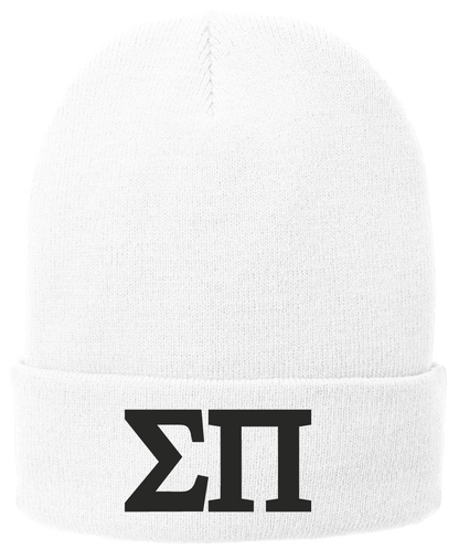 Sigma Pi Lettered Beanies