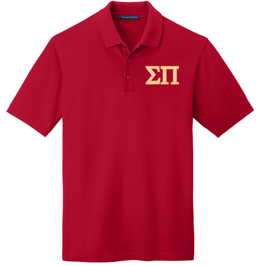 Sigma Pi Men's Embroidered Polo Shirt