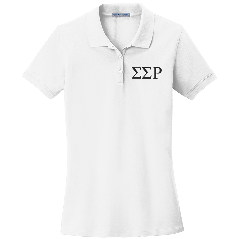 Sigma Sigma Rho Ladies' Embroidered Polo Shirt