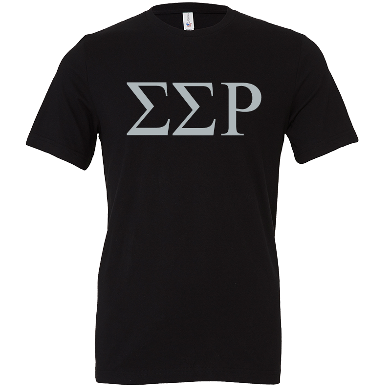 Sigma Sigma Rho Lettered Short Sleeve T-Shirts