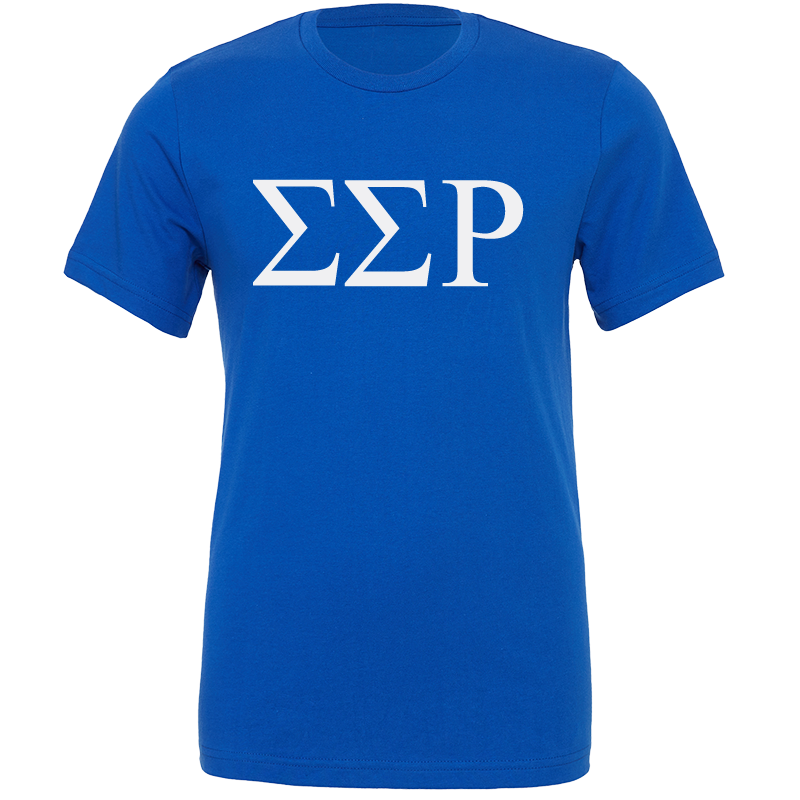 Sigma Sigma Rho Lettered Short Sleeve T-Shirts