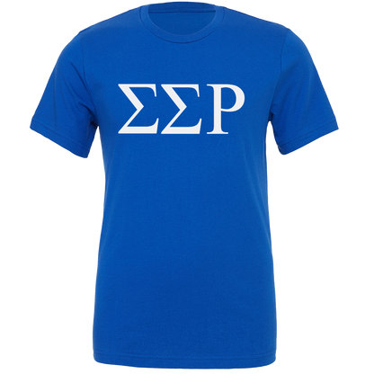 Sigma Sigma Rho Lettered Short Sleeve T-Shirts