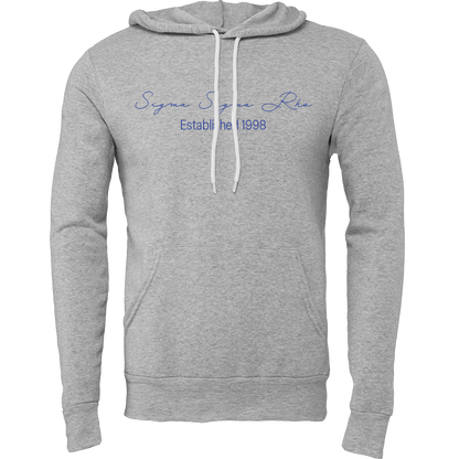 Sigma Sigma Rho Embroidered Scripted Name Hooded Sweatshirts