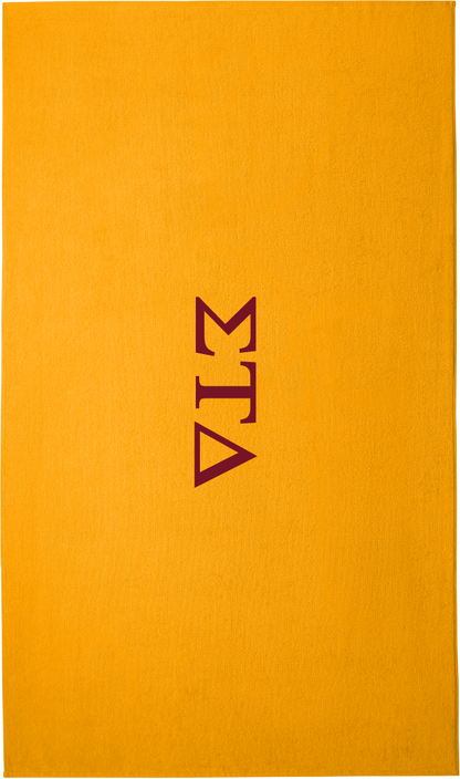 Sigma Tau Delta Lettered Beach Towels