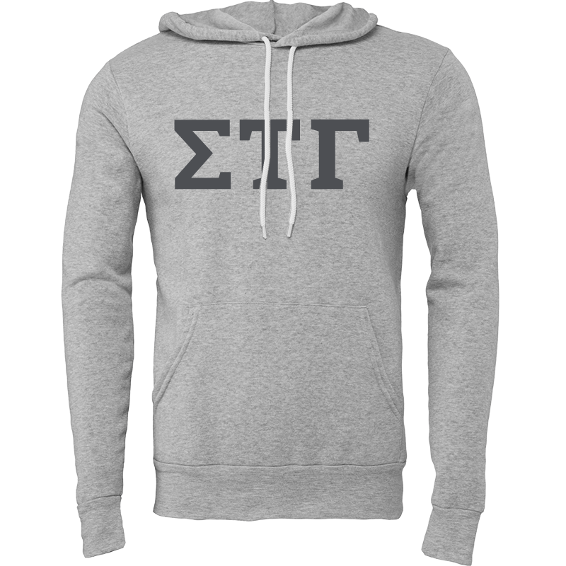 Sigma Tau Gamma Lettered Hooded Sweatshirts