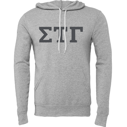 Sigma Tau Gamma Lettered Hooded Sweatshirts