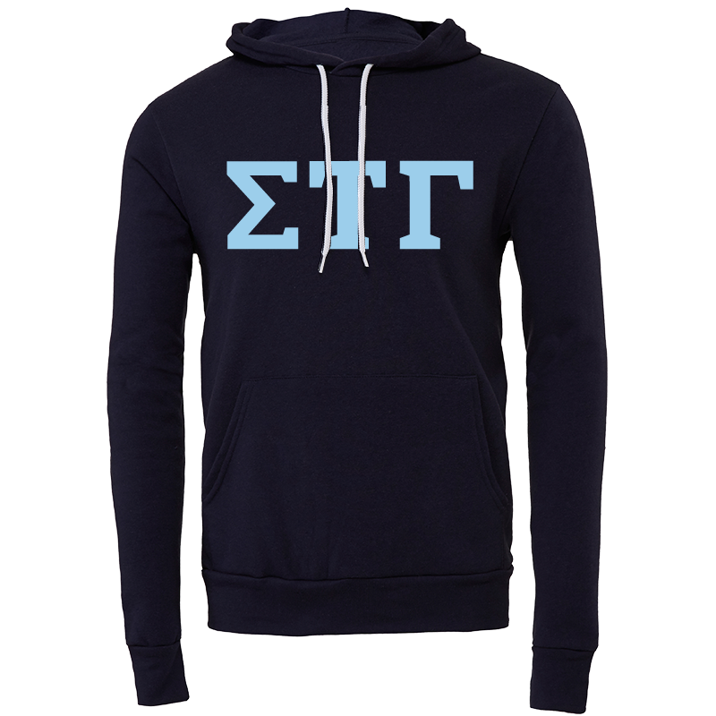 Sigma Tau Gamma Lettered Hooded Sweatshirts