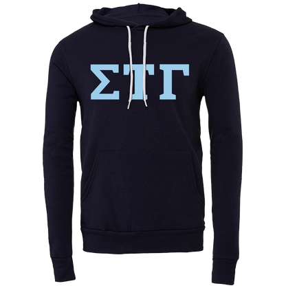 Sigma Tau Gamma Lettered Hooded Sweatshirts