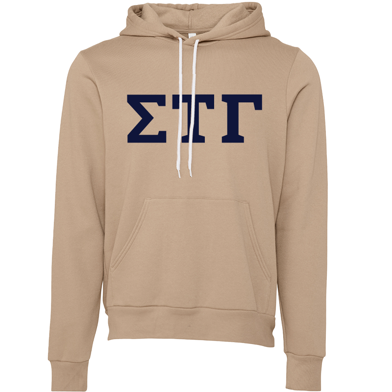 Sigma Tau Gamma Lettered Hooded Sweatshirts