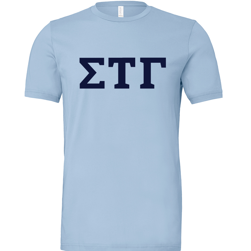 Sigma Tau Gamma Lettered Short Sleeve T-Shirts