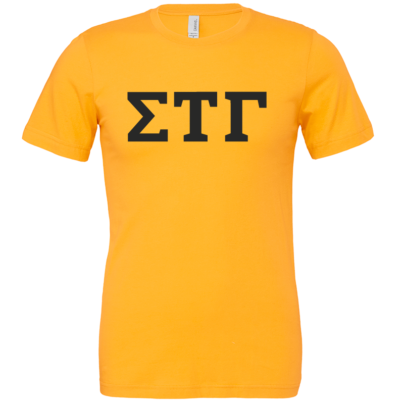 Sigma Tau Gamma Lettered Short Sleeve T-Shirts
