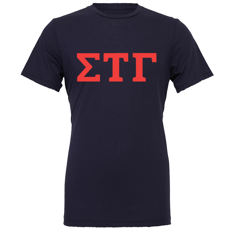 Sigma Tau Gamma Lettered Short Sleeve T-Shirts