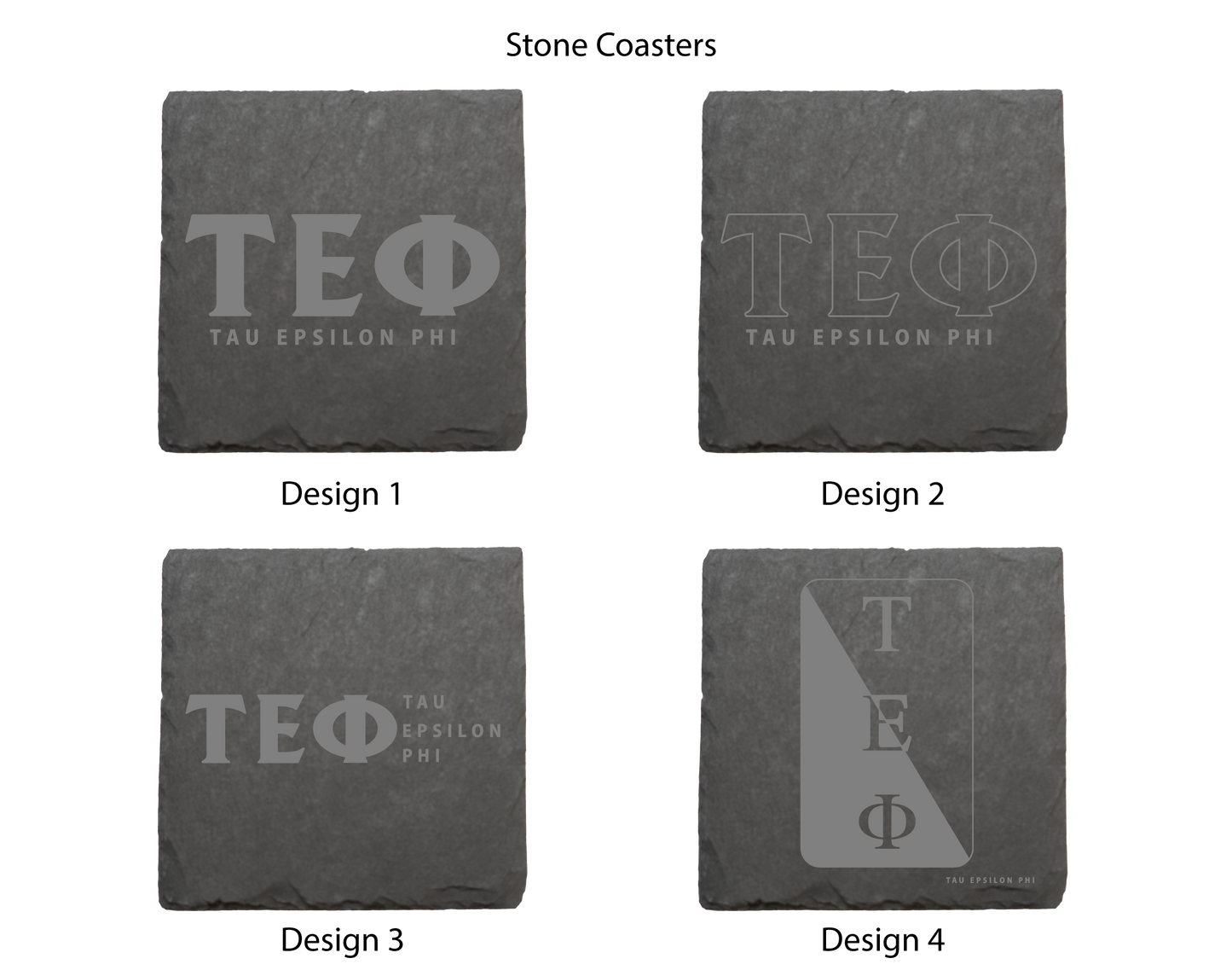 Tau Epsilon Phi Stone Coasters - 4-Pack