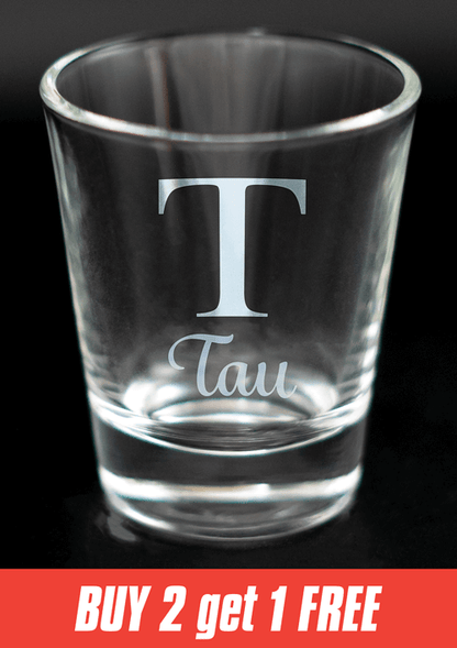 Greek Letter Shot Glasses