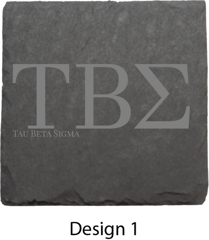 Tau Beta Sigma Stone Coasters - 4-Pack