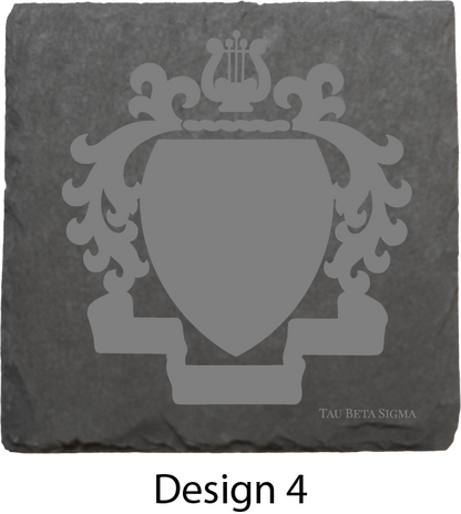 Tau Beta Sigma Stone Coasters - 4-Pack