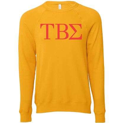 Tau Beta Sigma Lettered Crewneck Sweatshirts