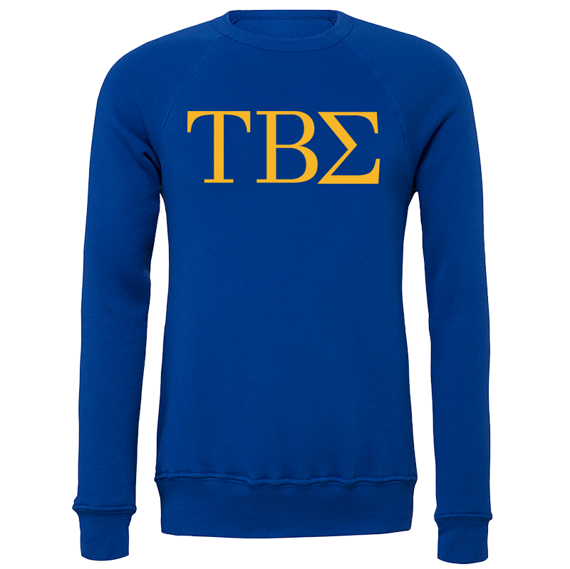 Tau Beta Sigma Lettered Crewneck Sweatshirts